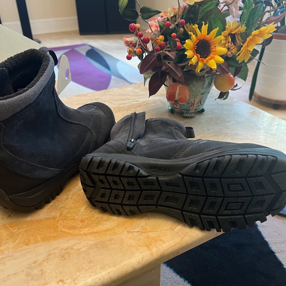 L.L. Bean Men's Black Snow Boots